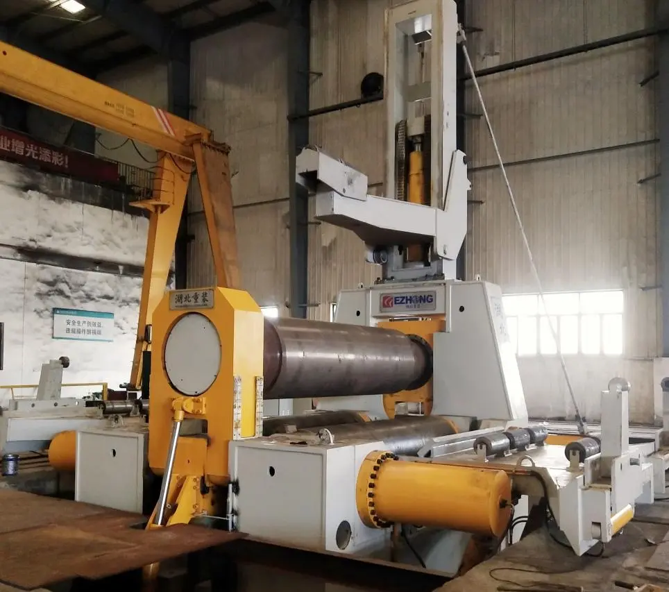 EZHONG Specialized Plate Rolling Machine For Wind Power Tower