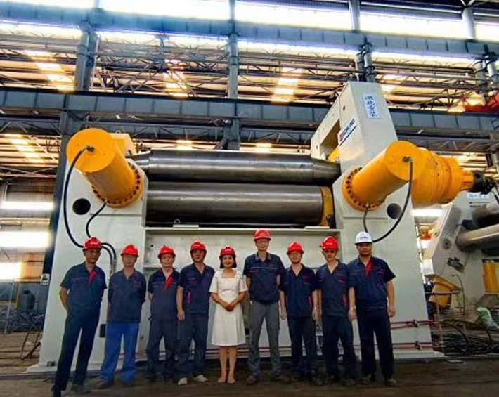 Plate Bending Machine in Boiler Works