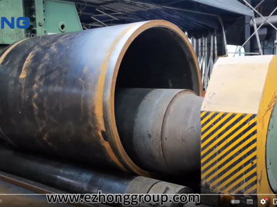 120x3200 EZHONG 3ロールプレートローリングマシン