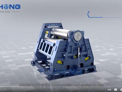 EZHONG 4ロールプレートローリングマシン